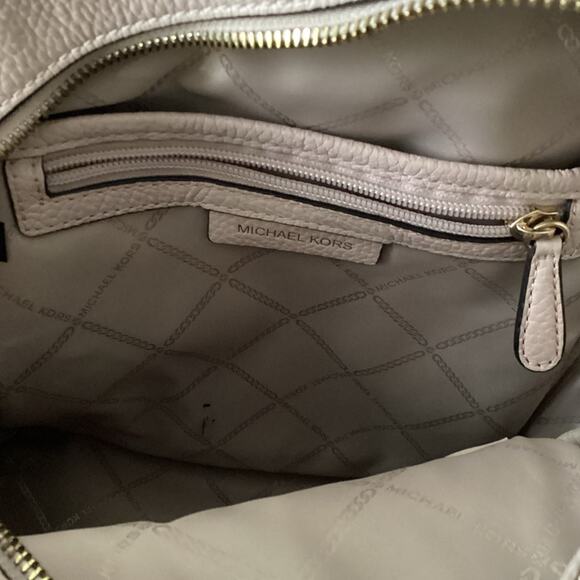 Michael Kors Pink Pebbled Leather Small Travel Backpack Bag - Picture 7 of 9